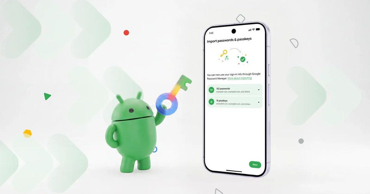 Το Android διευκολύνει τη μεταφορά κωδικών και passkeys μεταξύ εφαρμογών